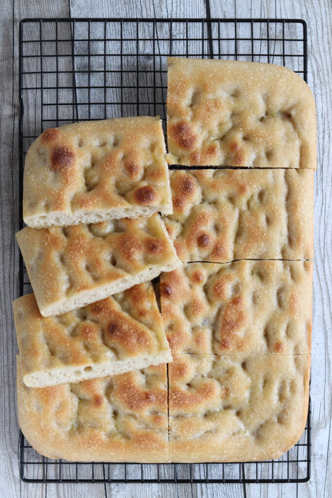 Focaccia con lievito madre