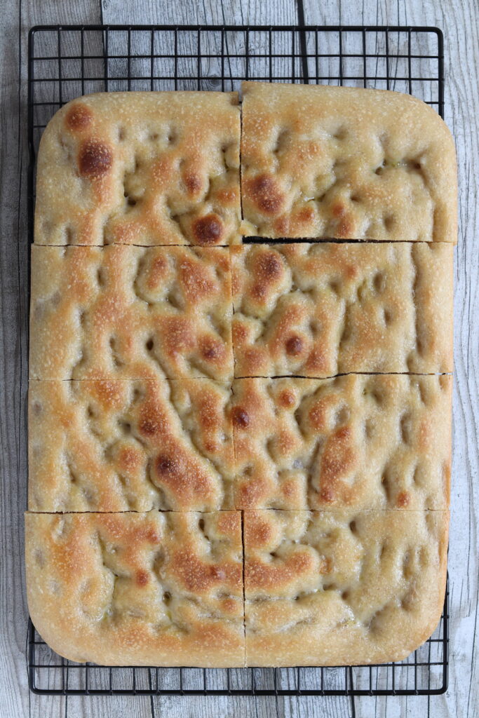 Focaccia con lievito madre